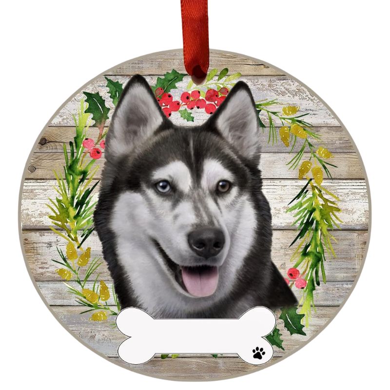 Siberian Husky Ornament